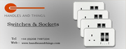 Electrical switches and sockets are available at discounted rates.