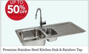 Premium quality stainless steel kitchen sink and tap by Techni Pros